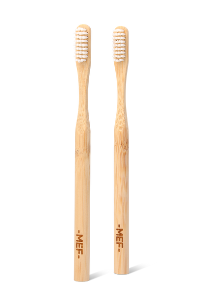 Set van 2 Bamboo tandenborstels